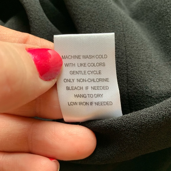 Daniel Rainn Black Open Front Vest Size S New - Picture 6 of 7